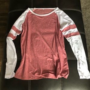 Women’s long sleeve shirt.